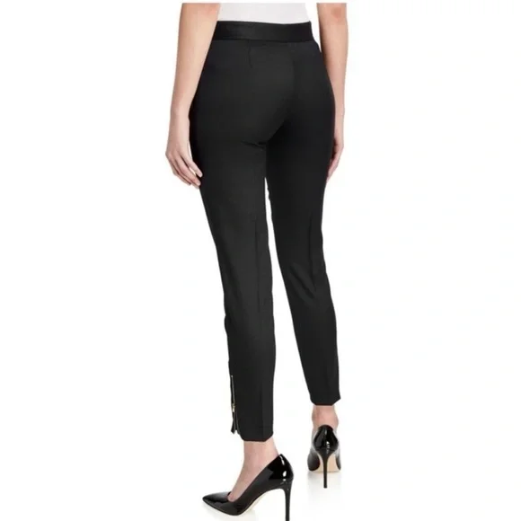 Stella McCartney Vivian Skinny Zip Black Pants Size Italian 40, US 4-6 - Picture 2 of 15